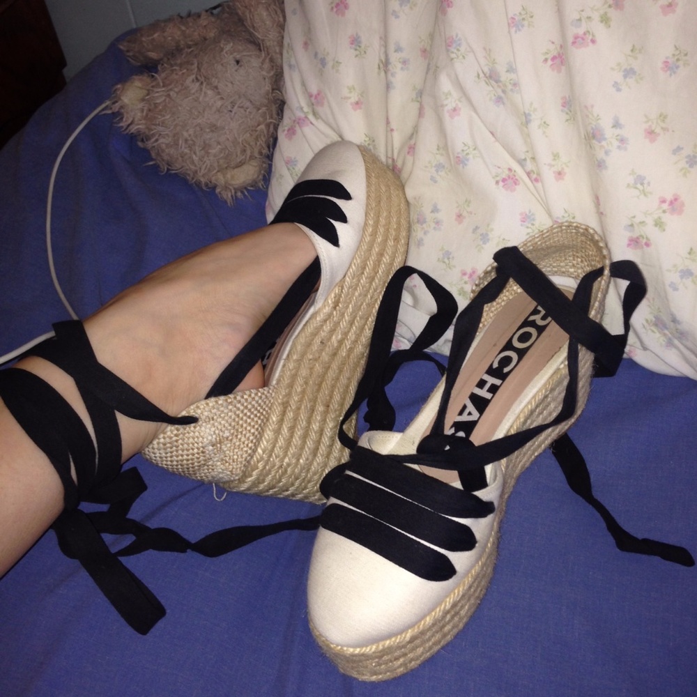 ROCHAS RIBBONED ESPADRILLE